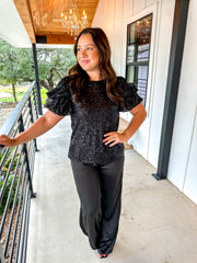 After Party Sequin Top