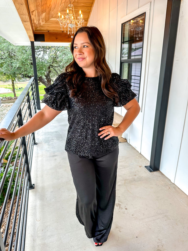 After Party Sequin Top