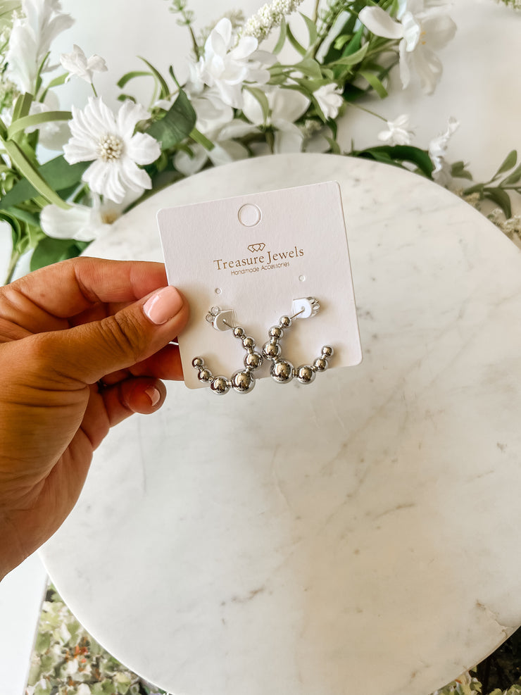 Bubble Hoop Earrings - Treasure Jewels