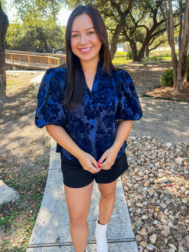 Winter Nights Top - Blue