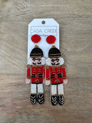 Nutcracker Beaded Earrings