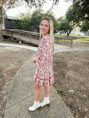Luxe Scarlett Letter Mini Dress