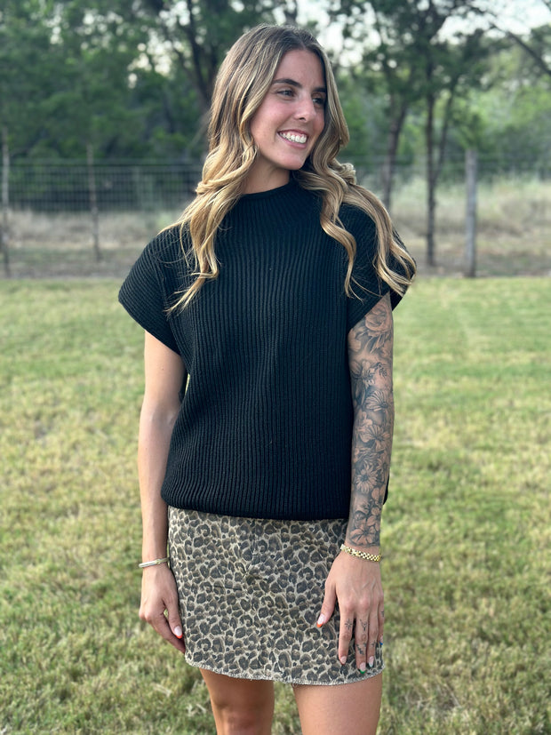 Leopard Mini Skirt