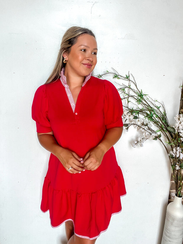 Match Made in Heaven Dress - Red