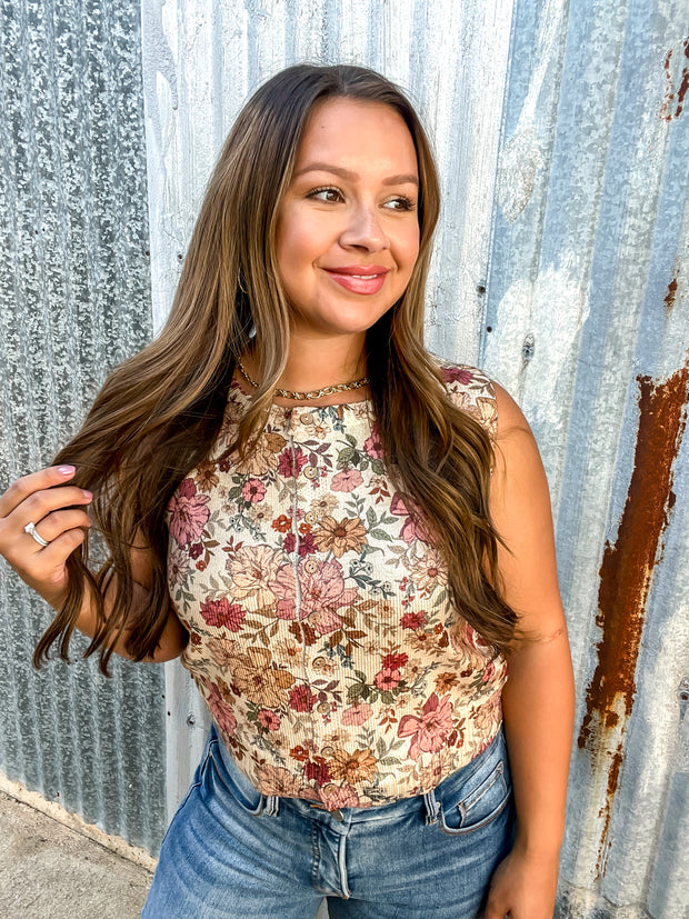 Fall Garden Sweater Vest Top