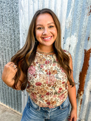 Fall Garden Sweater Vest Top