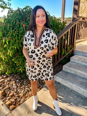 Look Twice Leopard Dress