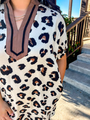 Look Twice Leopard Dress