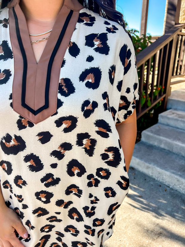 Look Twice Leopard Dress