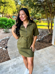 Maren Olive Dress