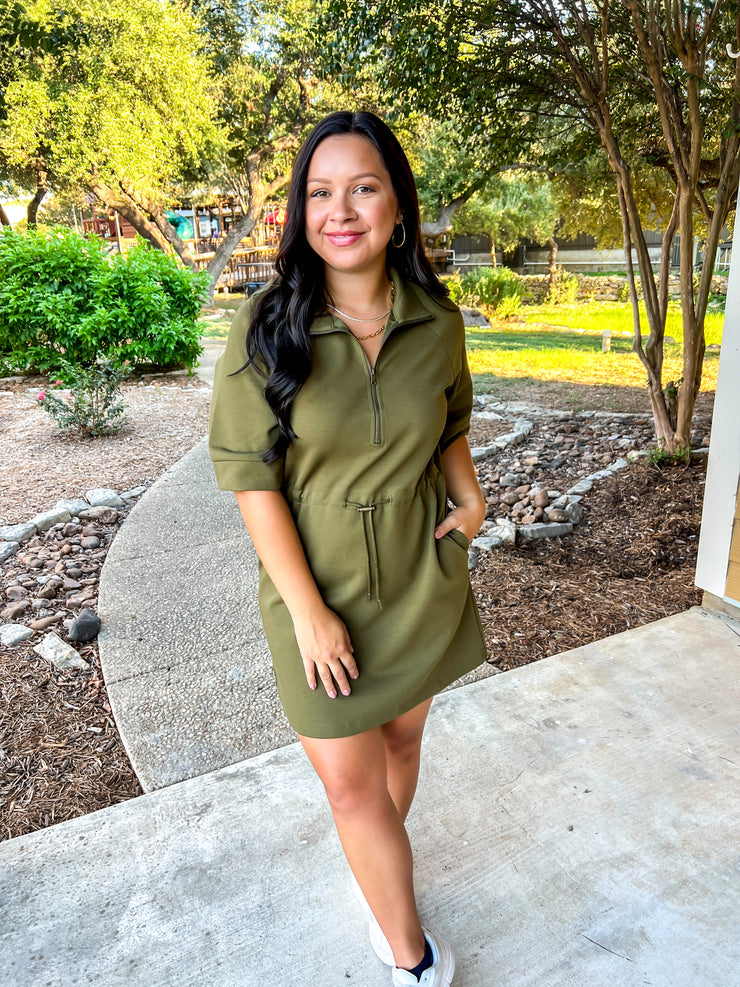 Maren Olive Dress