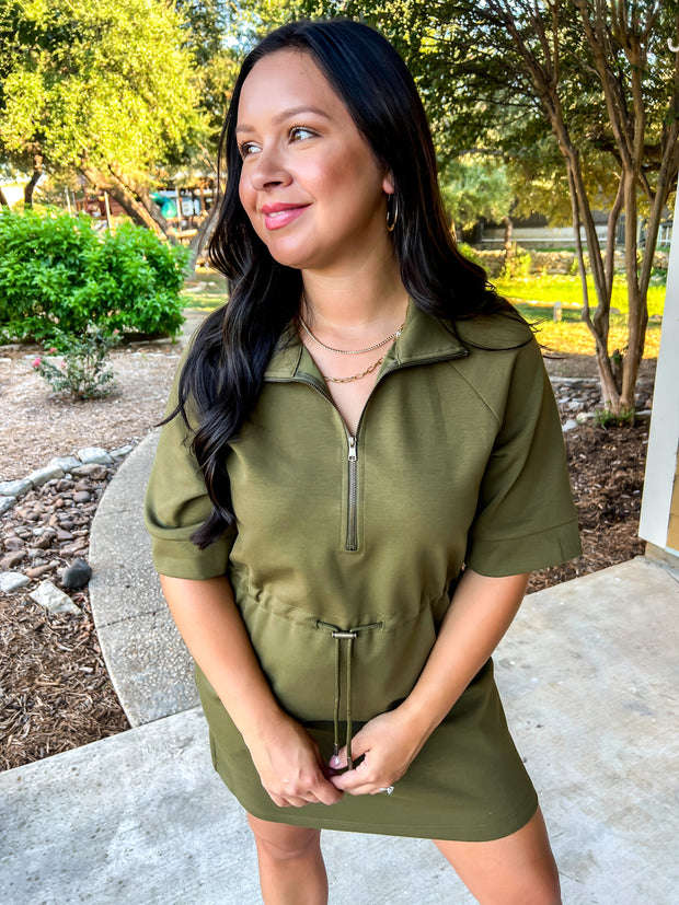 Maren Olive Dress