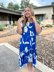 Getaway Girl Floral Midi Dress