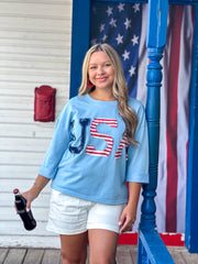 Party in the USA Patchwork Top