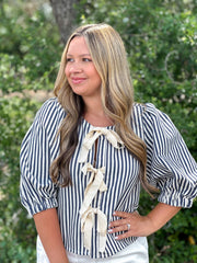 Blue Jean Girl Striped Top