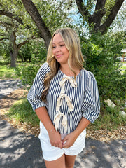 Blue Jean Girl Striped Top