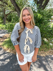 Blue Jean Girl Striped Top