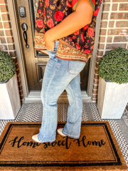 Amber Glow Floral Top