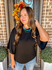September Feels Top - Black