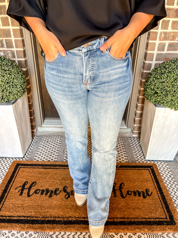 Rustic Romance Risen Mid Rise Jeans