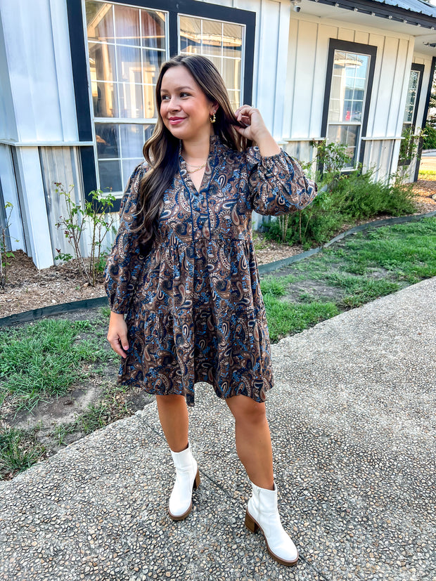 Pretty in Paisley Dress