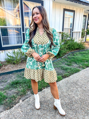 Changing Seasons Printed Dress