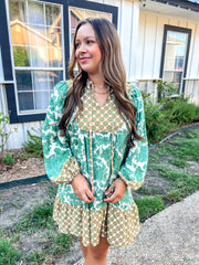 Changing Seasons Printed Dress