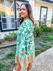 Changing Seasons Printed Dress