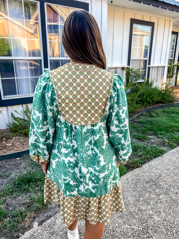 Changing Seasons Printed Dress