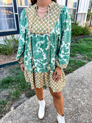 Changing Seasons Printed Dress