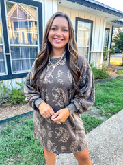 Brown Sugar Paisley Printed Dress