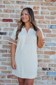 French Terry Neutral Dress