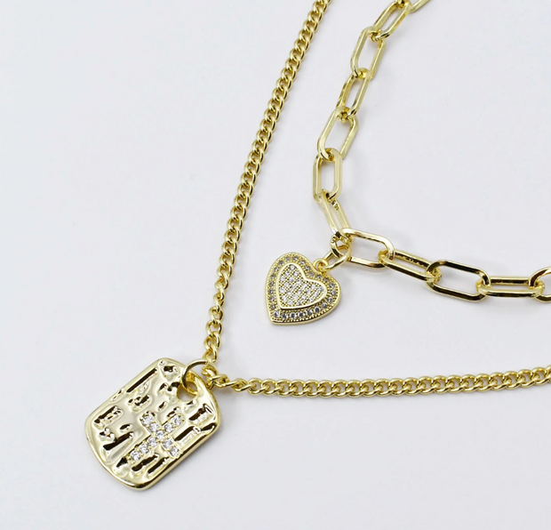 Treasured Glow Gold Necklace - Treasure Jewels