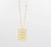 Faith Over Fear Necklace - Treasure Jewels