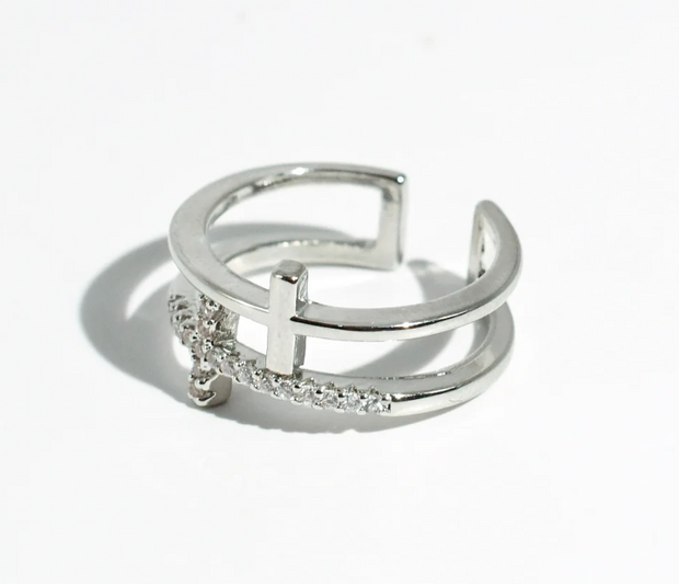 Double Cross Ring - Treasure Jewels