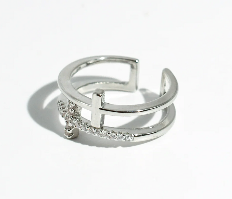 Double Cross Ring - Treasure Jewels