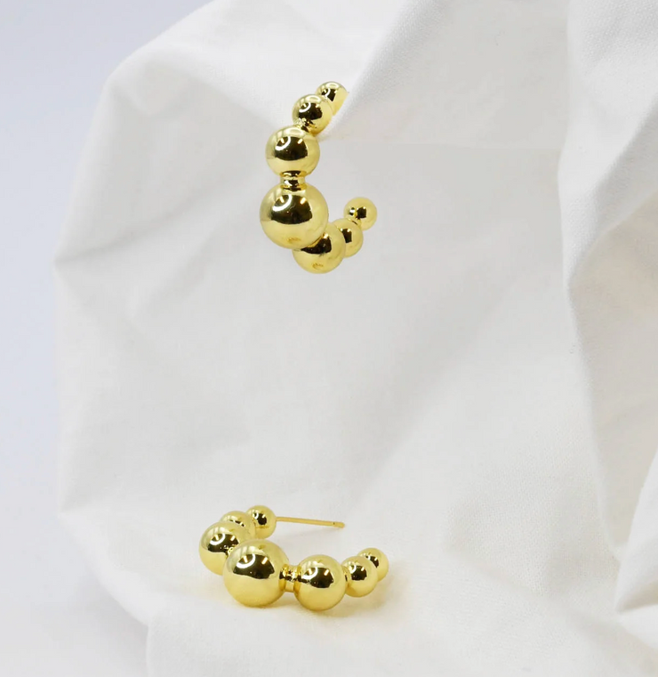Bubble Hoop Earrings - Treasure Jewels