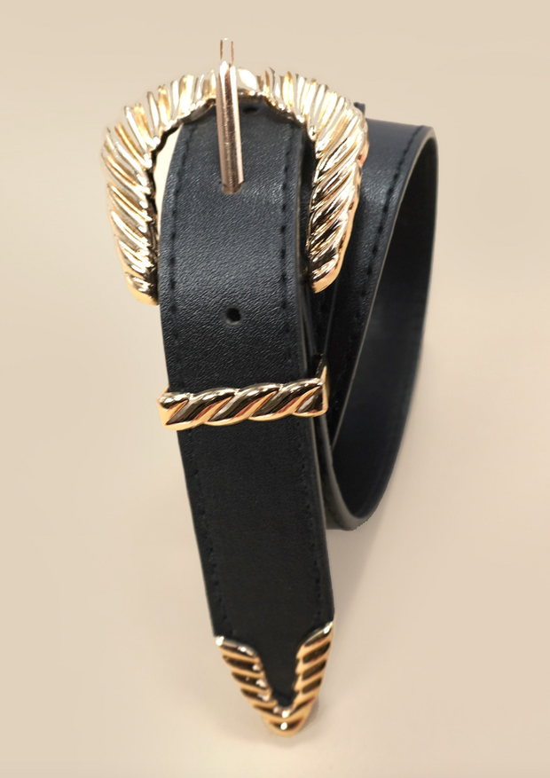 Western Inspired Faux Leather Belt