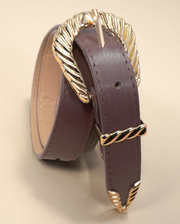 Western Inspired Faux Leather Belt