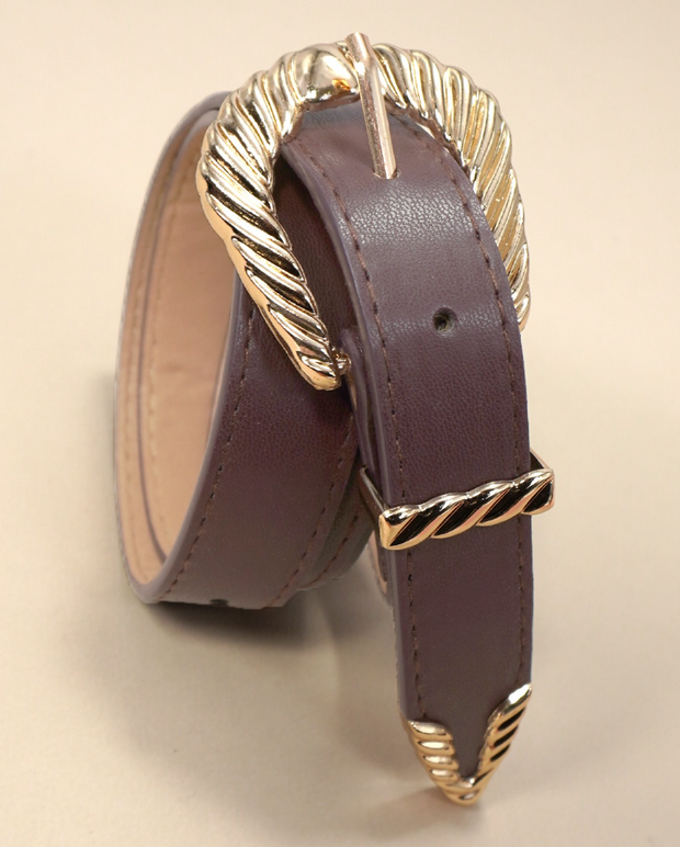 Western Inspired Faux Leather Belt