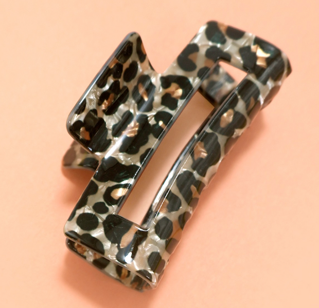 Leopard Hair Claw Clip