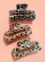 Leopard Hair Claw Clip