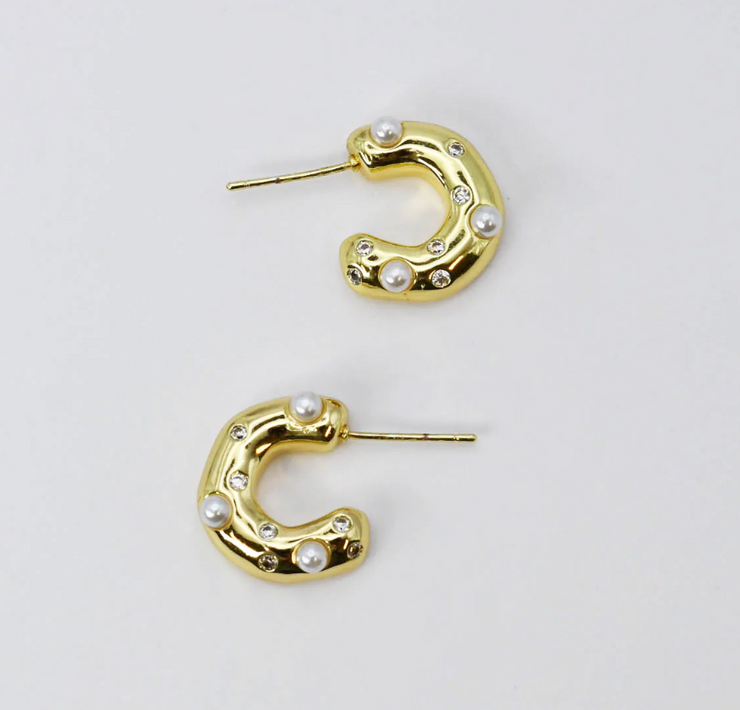 Cutesy Pearl  Earrings - Treasure Jewels